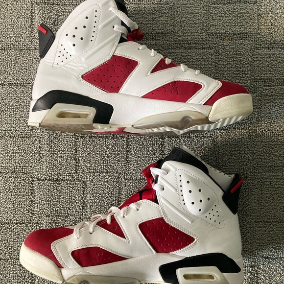 Air Jordan 6 Retro Carmine 2014 Sz 9.5 384664-160 main image 5
